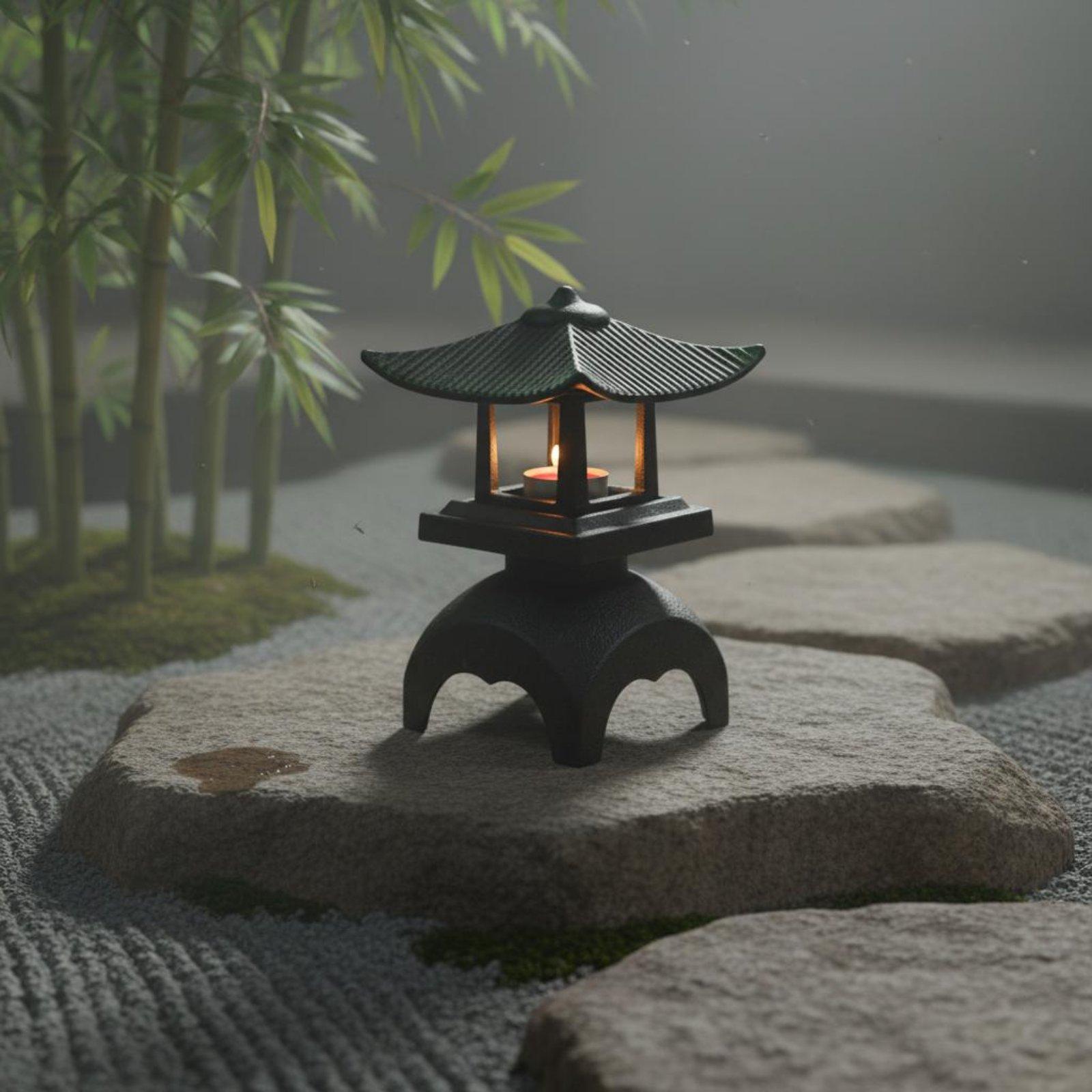 Candle Holder Decor - Lampu Lilin Besi Cor Elegan, Tempat