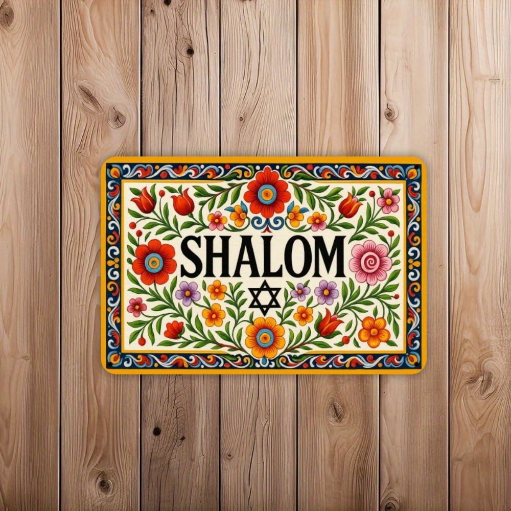 Wall Art - CIFBUY Hiasan Dinding Aluminium Vintage 8x8