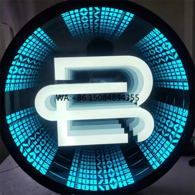 Decorative Mirror - Desain Gratis Kustomisasi Lampu Neon LED