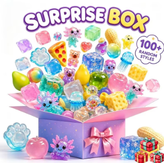 Curtain Curtain - 120+ Mainan Fidget Misteri dalam Kotak
