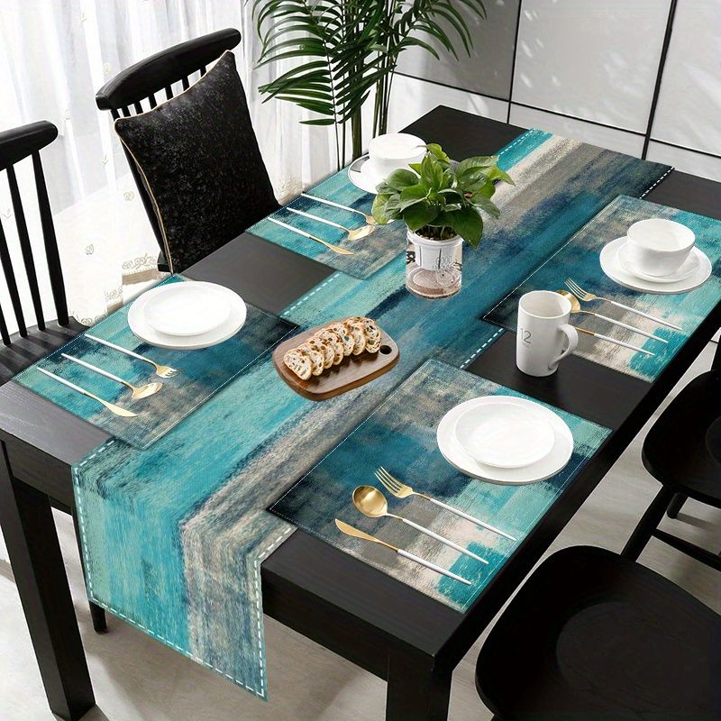 Table Runner - VIKAMA Morandi Set Alas Meja Tahan