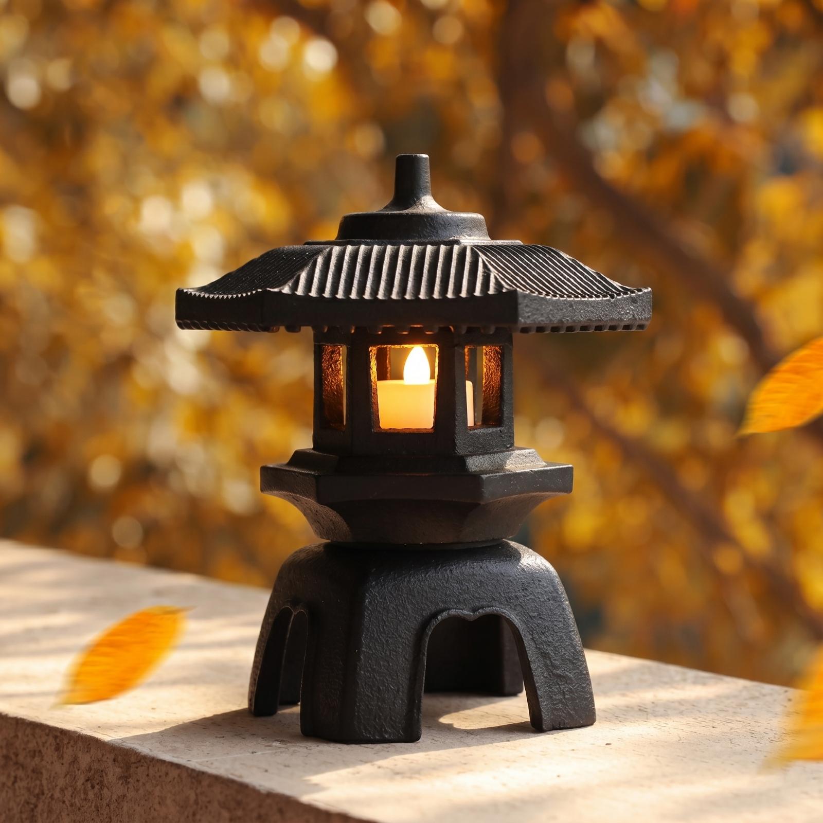 Lentera Besi Cor dengan Ukiran - Candle Holder Decor ulasan dan harga