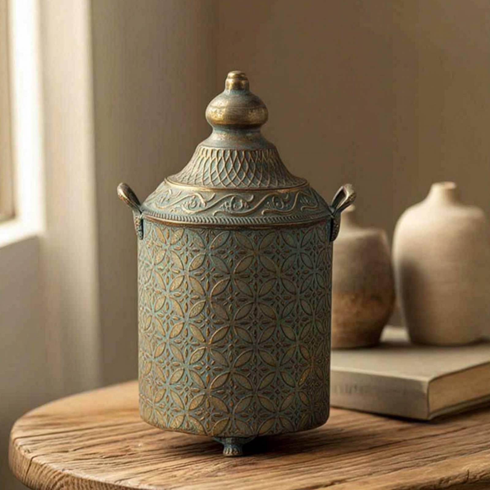 Vas Dekoratif Logam Berlapis P - Vase Decor ulasan dan harga