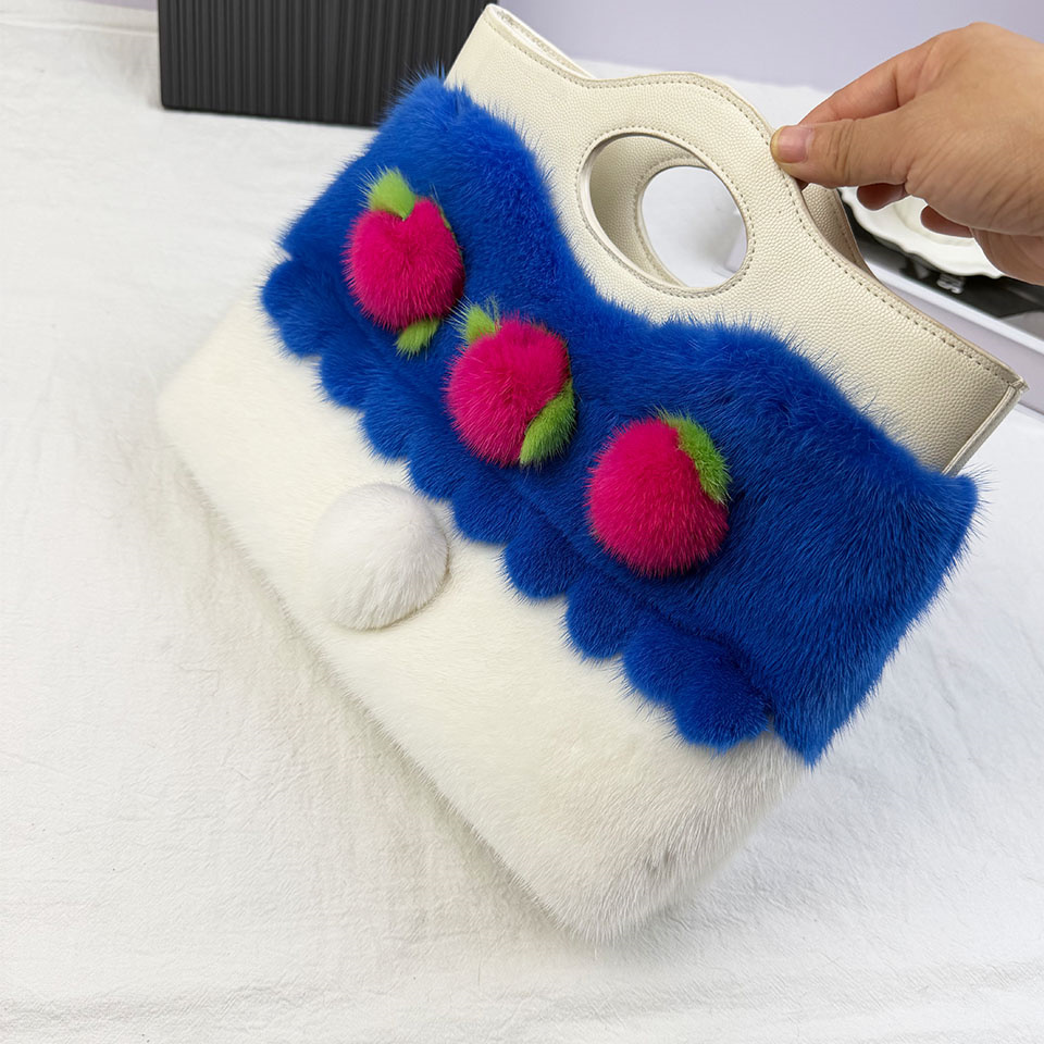 Tas Tote Bulu Mink Mewah Tas T - Interior Design High End ulasan dan harga