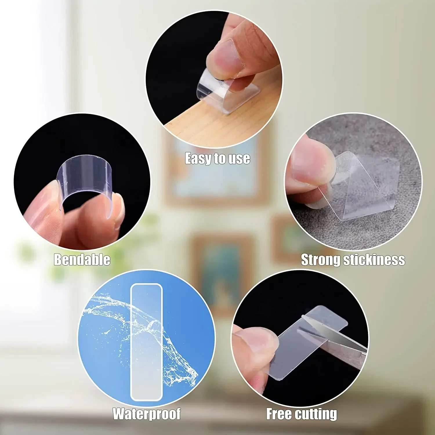 300 buah Pita Perekat Dua Sisi - Wall Sticker ulasan dan harga