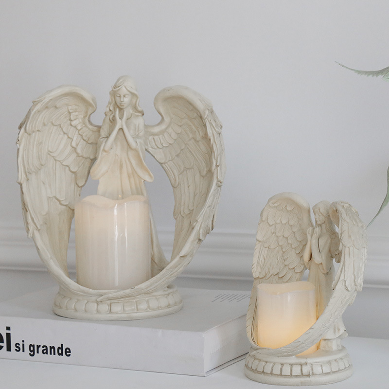 Tempat lilin elektronik resin  - Candle Holder Decor ulasan dan harga