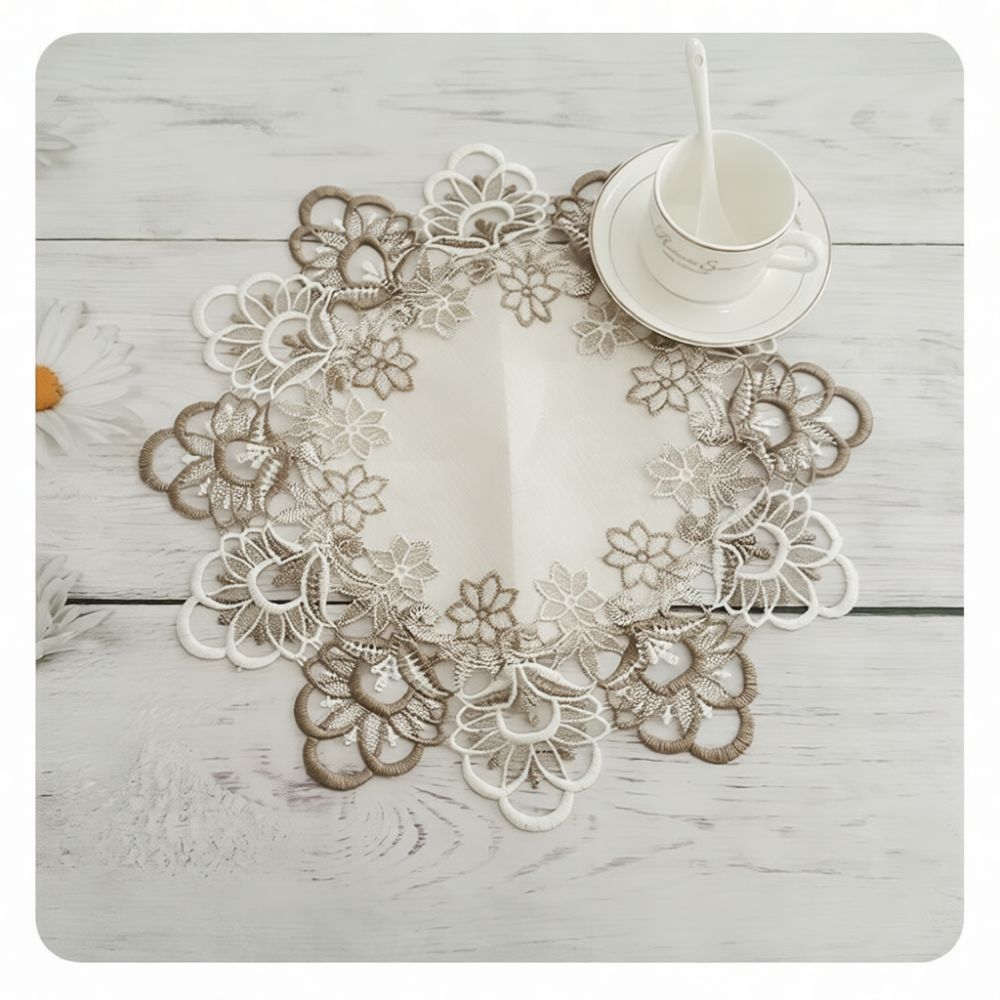 Taplak Meja Bordir Berbentuk L - Table Runner ulasan dan harga