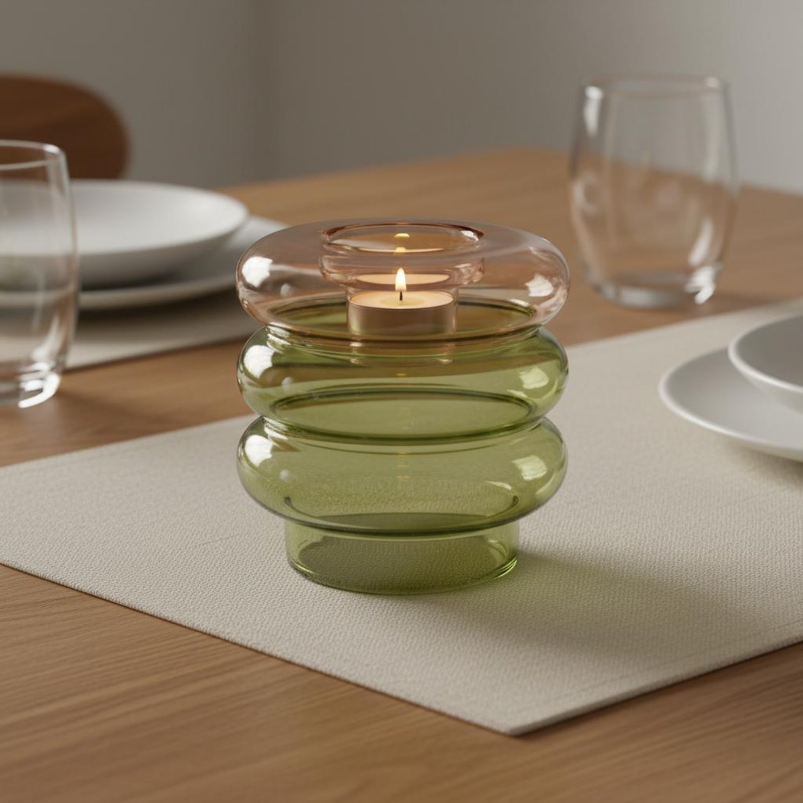 Vas Lilin Dekoratif, Vas Kaca  - Vase Decor ulasan dan harga