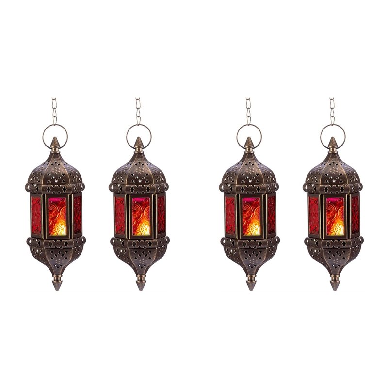 AB34-4 Set 4 Buah Tempat Lilin - Candle Holder Decor ulasan dan harga