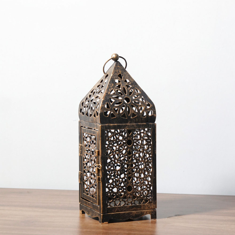 Lentera Lilin Besi Maroko Berg - Candle Holder Decor ulasan dan harga