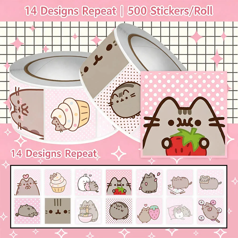 Hou 500 buah Stiker Gulung Kuc - Wall Sticker ulasan dan harga