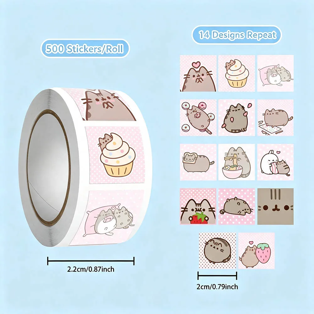 Hou 500 buah Stiker Gulung Kuc - Wall Sticker ulasan dan harga