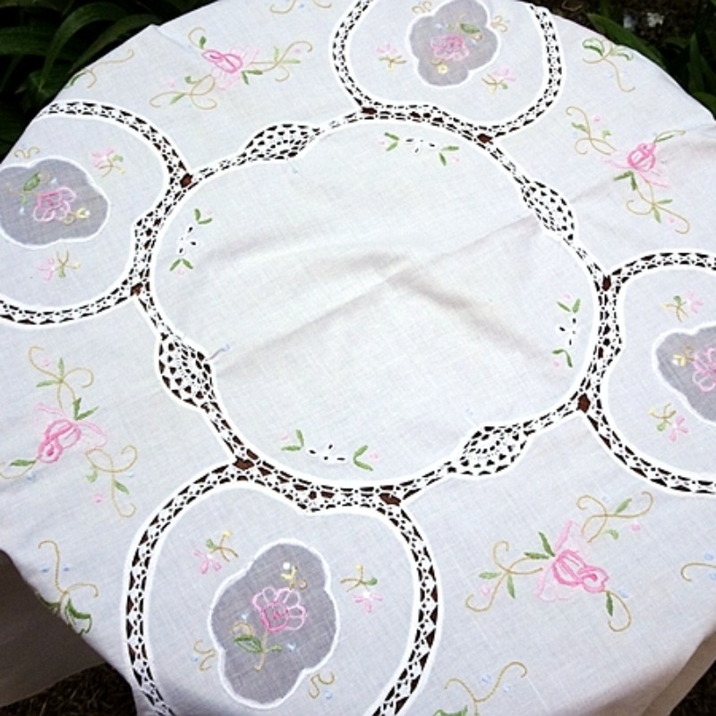 Taplak meja katun murni dengan - Table Runner ulasan dan harga