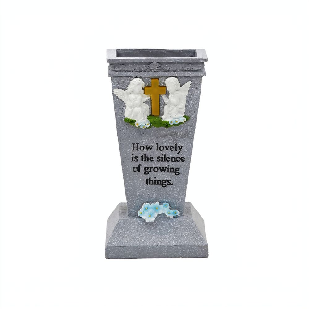 Vas Taman Makam Bentuk Salib S - Vase Decor ulasan dan harga